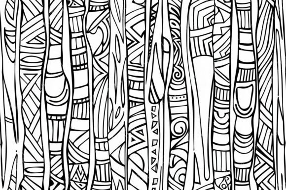 Abstract Black and White Pattern for Professional Design