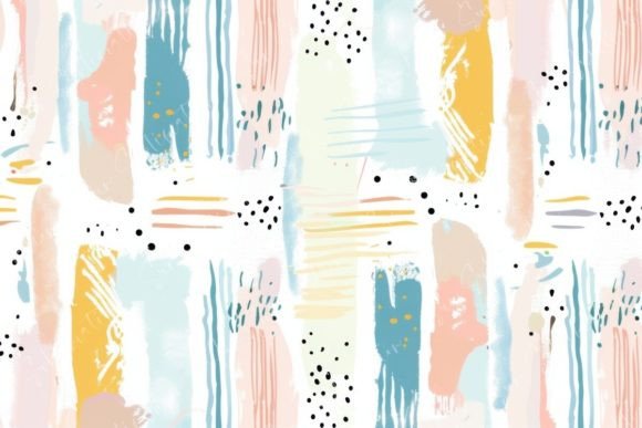 Abstract Pastel Brush Strokes for Creative Projects
