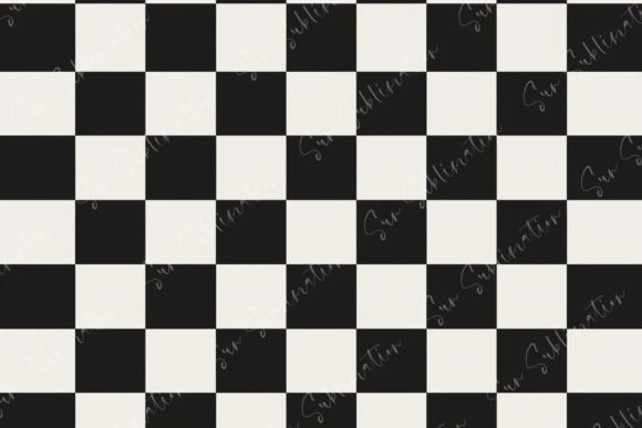 Black and White Checkered Pattern