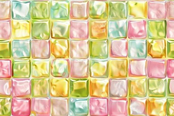 Colorful Glass Mosaic Tiles Seamless for Modern Design