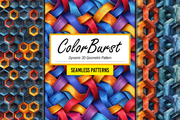Dynamic 3D Geometric Seamless Pattern
