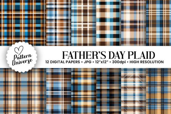 Father's Day Plaid Digital Papers: A Comprehensive Evaluation