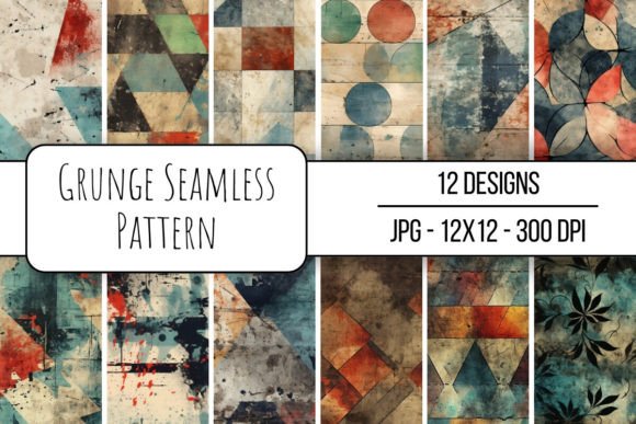 Grunge Seamless Pattern: The Raw Edge in Modern Digital Design