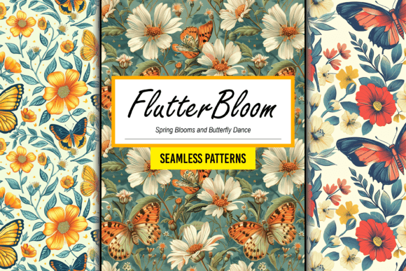 Spring Blooms Butterfly Dance Pattern