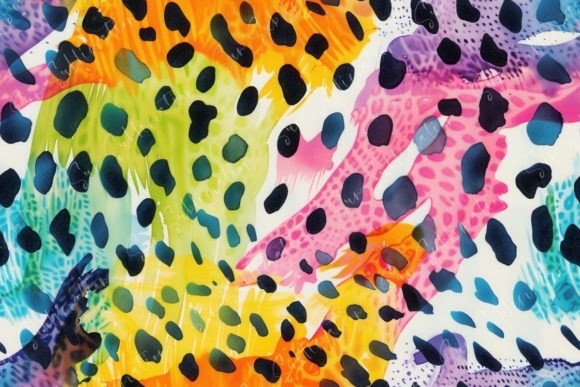 Unlocking Creative Potential with the Vibrant Abstract Leopard Print Seamless