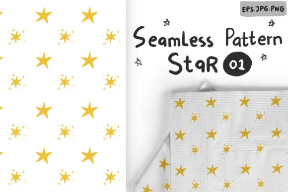Unlocking Creativity with Star Seamless Pattern Vol 01