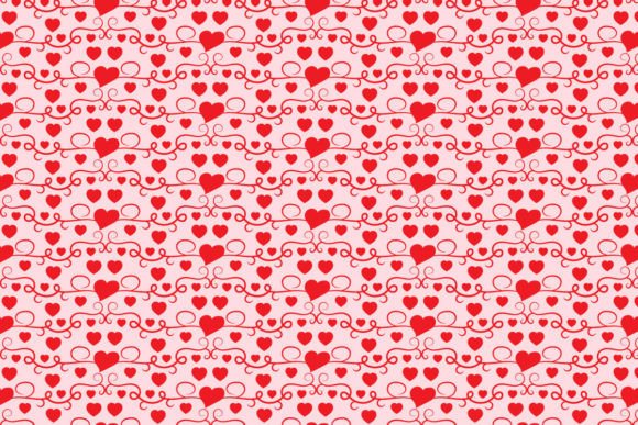 Valentines Day Elegant Seamless Pattern