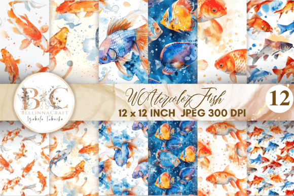 Watercolor Fish Seamless Digital Paper: A Comprehensive Guide for Creative Professionals